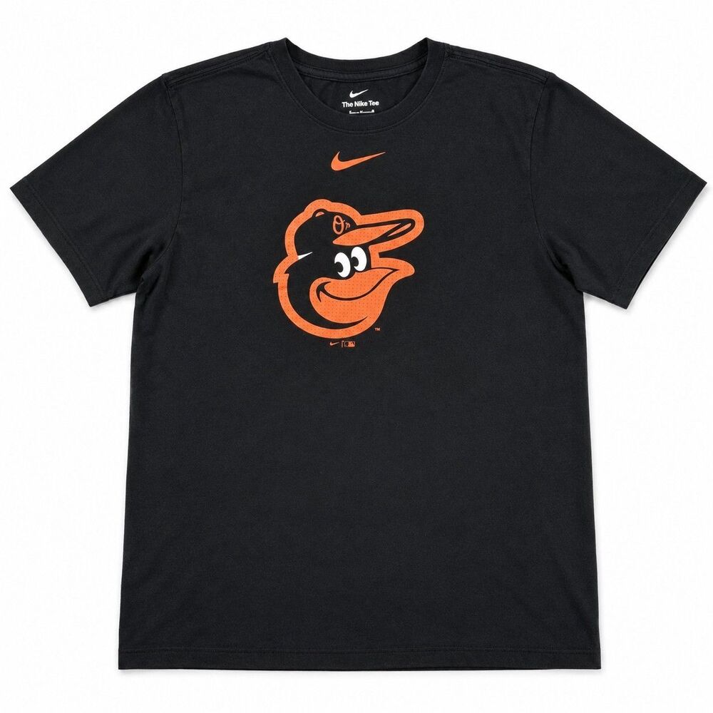 Nike Baltimore Orioles  Short Sleeve T Shirt Mens Medium Black MLB